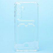 Чехол-накладка - SC278 с картхолдером для "Samsung Galaxy A55" (transparent) (231670)