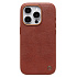 Чехол-накладка Cellis SM031 SafeMag для "Apple iPhone 15 Pro" Натуральная кожа (brown) (237495)