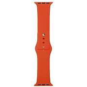 Ремешок - ApW Sport Band Apple Watch 42/44/45/49 mm силикон на кнопке (L) (spicy orange)