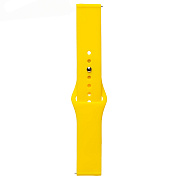 Ремешок - WB34 Sport Band силикон на кнопке Универсальный 20мм (yellow)