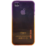Чехол-накладка KST для "Apple iPhone 4/iPhone 4S" (violet/orange) ..