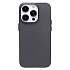Чехол-накладка - PC091 для "Apple iPhone 14 Pro" (matte transparent/black) (232321)