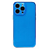 Чехол-накладка - SC344 для "Apple iPhone 14 Pro Max" (transparent/blue) (232020)