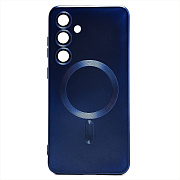 Чехол-накладка - SM020 Matte SafeMag для "Samsung Galaxy S24+" (dark blue) (228120)