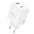Адаптер Сетевой Borofone BN30 Cargador PD USB/Type-C 3A/45W (white)