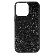 Чехол-накладка - PC071 POSH SHINE для "Apple iPhone 14 Pro Max" россыпь кристаллов (black)
