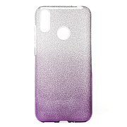 Чехол-накладка - SC097 Gradient для "Huawei Honor 8C" (purple/silver)