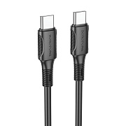Кабель Type-C - Type-C Borofone BX80 PD 60W 100см 3A  (black)
