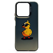 Чехол-накладка - PC094 для "Honor X8b" (утка) (transparent/black) (233804)