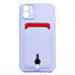 Чехол-накладка - SC304 с картхолдером для "Apple iPhone 11" (light violet) (208466)