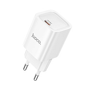 Адаптер Сетевой Hoco C148A Charm PD Type-C 30W (white)