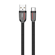 Кабель USB - Type-C Hoco U74 18W 120см 3A  (black)