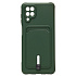 Чехол-накладка - SC304 с картхолдером для "Samsung SM-A125 Galaxy A12" (dark green) (208708)