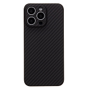 Чехол-накладка Cellis SM009 POSH KEVLAR с закрытой камерой SafeMag для "Apple iPhone 15 Pro Max" (black)
