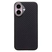 Чехол-накладка Cellis SM009 POSH KEVLAR для "Apple iPhone 16" (black)