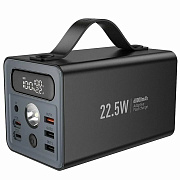 Внешний аккумулятор Hoco J138 22.5W+PD20W+DC12V (повр. уп.) 60000mAh 2Type-C/USB*3/Type-C*2 (black)