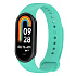 Ремешок - WB13 силикон на кнопке Xiaomi Mi Band 9 (dark green)