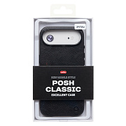 Чехол-накладка Cellis SM031 SafeMag для "Apple iPhone 17 Air" Натуральная кожа (black) (242204)