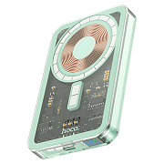 Внешний аккумулятор Hoco Q14 Ice Crystal PD20W SafeMag 5000mAh Type-C/Type-C (blue)