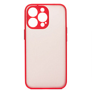 Чехол-накладка - PC041 для "Apple iPhone 14 Pro Max" (red/black)