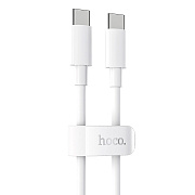 Кабель Type-C - Type-C Hoco X51 High-power 100W 200см 5A  (white)