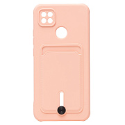 Чехол-накладка - SC304 с картхолдером для "Xiaomi Redmi 10A" (peach) (208517)