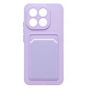 Чехол-накладка - SC337 с картхолдером для "Xiaomi 15T" (light violet) (242305)