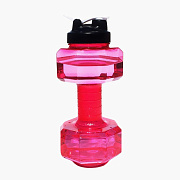 Бутылка для воды - BL-009 гантеля (red) 2600 ml