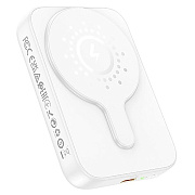 Внешний аккумулятор Hoco J117A Esteem PD20W SafeMag 10000mAh Type-C/Type-C/SafeMag (white)