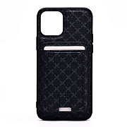 Чехол-накладка - SM022 SafeMag c картхолдером  для "Apple iPhone 12/iPhone 12 Pro" (black)