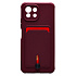 Чехол-накладка - SC304 с картхолдером для "Xiaomi Mi 11 Lite/Mi 11 Lite 5G/11 Lite 5G NE" (bordo) (208770)
