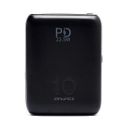 Внешний аккумулятор Awei P115K PD QC 9 000mAh USB Type-C/USB (black)