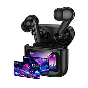 Беспроводные Bluetooth-наушники Hoco TWS EQ14 Cool с экраном (black)
