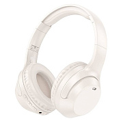 Bluetooth-наушники полноразмерные Borofone BO26 Delightful (milky white)