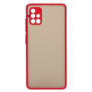 Чехол-накладка - PC041 для "Samsung SM-A515 Galaxy A51" (red/black)