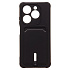 Чехол-накладка - SC304 с картхолдером для "TECNO Spark Go 2024" (black) (226220)