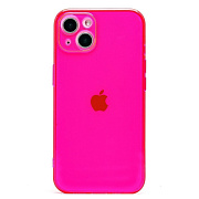 Чехол-накладка - SC344 для "Apple iPhone 13" (transparent/pink) (232043)