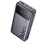 Внешний аккумулятор Hoco Q40 Leader PD65W 25000mAh Type-C/2Type-C/USB (metal gray)