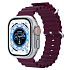 Ремешок - ApW26 Ocean Band Apple Watch 42/44/45/49 mm силикон (bordo)