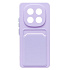 Чехол-накладка - SC337 с картхолдером для "Xiaomi Poco X7" (light violet) (239070)
