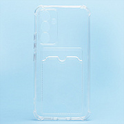 Чехол-накладка - SC276 с картхолдером для "Samsung SM-A546 Galaxy A54" (transparent)