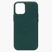 Чехол-накладка - SM002 экокожа SafeMag для "Apple iPhone 12/iPhone 12 Pro"(повр.уп.) (dark green)