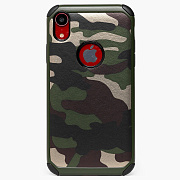 Чехол-накладка - SC094 Military для "Apple iPhone XR" (001) (green)