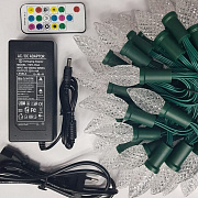 Гирлянда уличная, нить ODSL, 50 диодов, RGB, чип WS2811 Smart Pixel