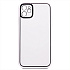 Чехол-накладка - PC084 экокожа для "Apple iPhone 11" (white) (219648)