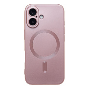 Чехол-накладка - SM020 Matte SafeMag для "Apple iPhone 16" (light pink) (234700)