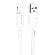 Кабель USB - Apple lightning Borofone BX80 12W 100см 2,4A  (white)