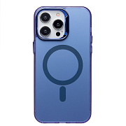 Чехол-накладка - SM025 SafeMag для "Apple iPhone 14 Pro Max" (blue) (232096)