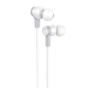 Проводные наушники с микрофоном внутриканальные Hoco M86 Jack 3,5  (white)
