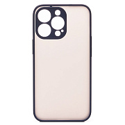 Чехол-накладка - PC041 для "Apple iPhone 14 Pro" (dark blue/black)